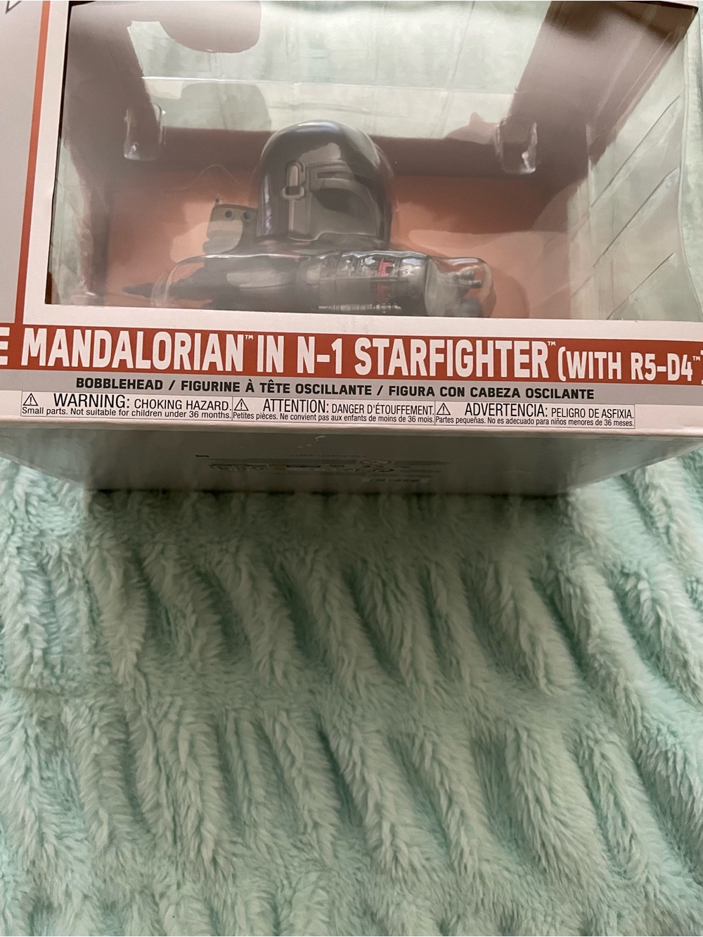 Funko Pop! Star Wars The Mandalorian in N-1 Starfighter (With R5-D4) - Gray - Picture 2 of 3